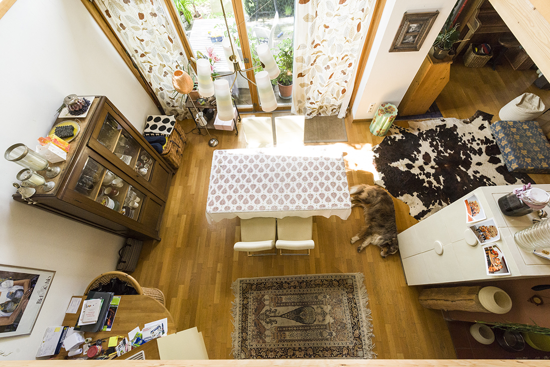 Blick von der Galerie in den Wohnraum © Renate Schrattenecker-Fischer