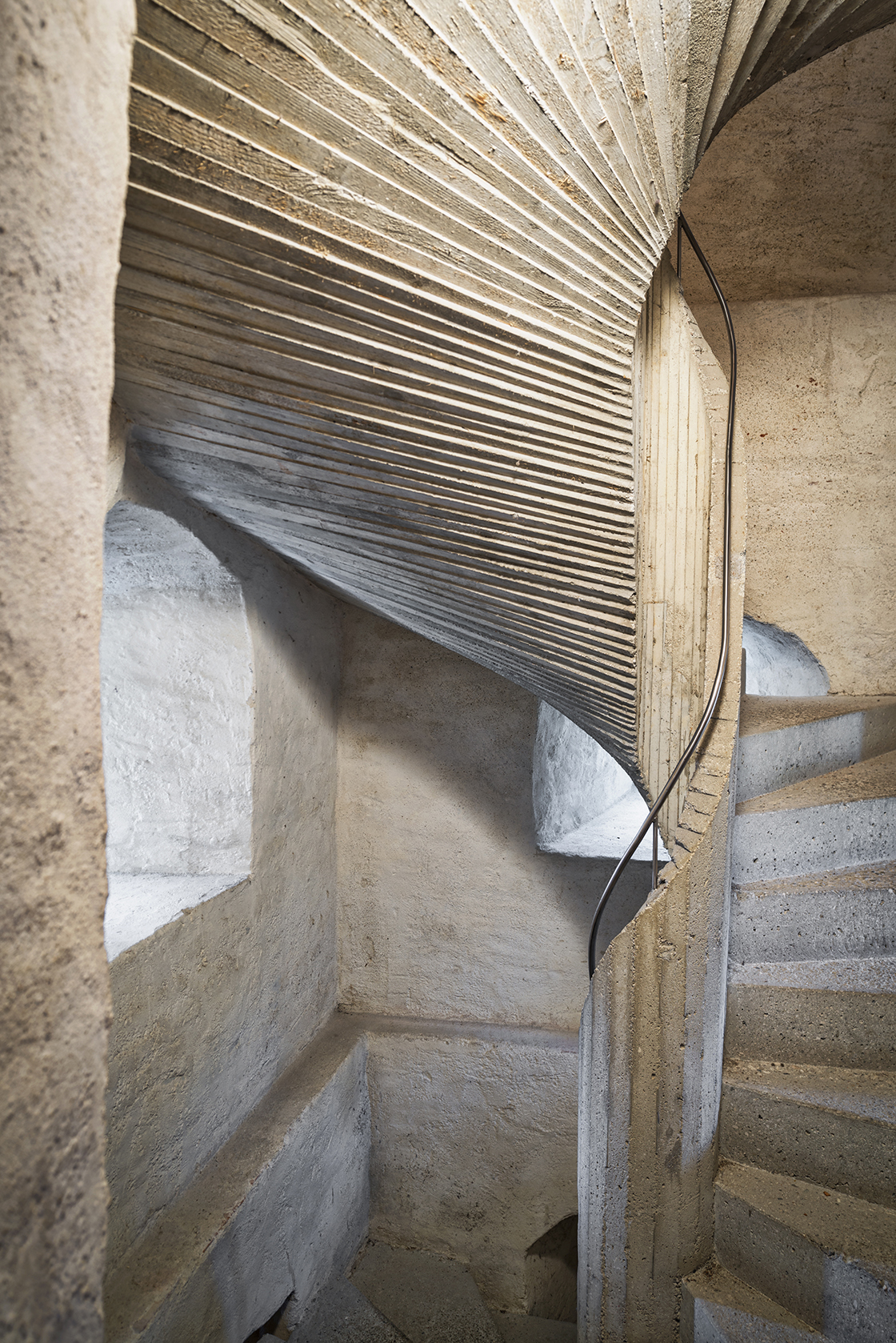 Stahlbetonstiege im Turm @ Renate Schrattenecker-Fischer